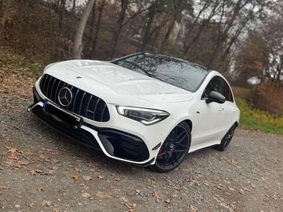 Gebraucht Mercedes CLA45 AMG 421 PS (309 kW) 2022 Weiß Limousine