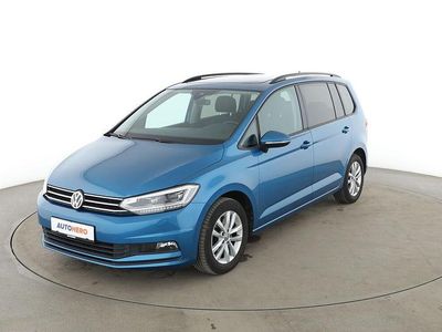 Gebraucht VW Touran Comfortline 116 PS (85 kW) 2018 Blau Van / Kleinbus