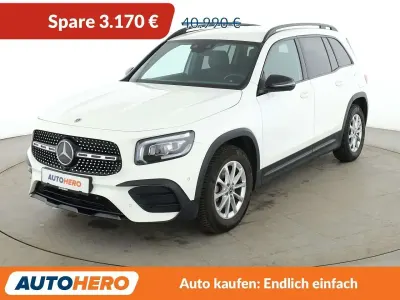 Gebraucht Mercedes GLB200 AMG line 177 PS (130 kW) 2023 Polarweiss SUV