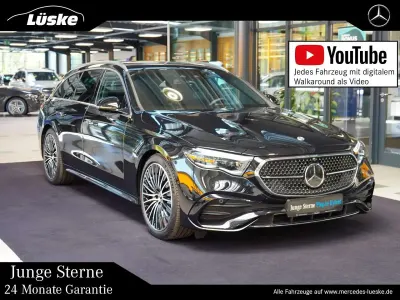 Gebraucht Mercedes E300 AMG line 313 PS (230 kW) 2024 Obsidianschwarz Kombi