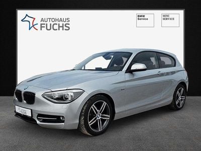 Usata BMW 116 Sport Line 136 CV (100 kW) 2014 Argento Utilitaria
