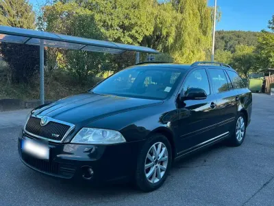 Gebraucht Skoda Octavia vRS 170 PS (125 kW) 2008 Schwarz Kombi