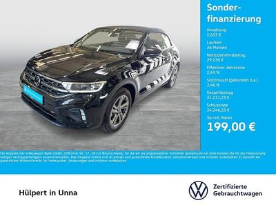 Begagnad VW T-Roc Cabriolet R-line 150 HK (110 kW) 2025 Svart Cab