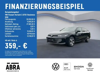 Gebraucht VW Passat Business 150 PS (110 kW) 2025 Schwarz Kombi