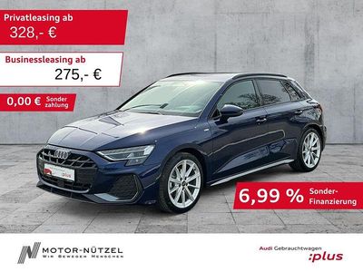 Neu Audi A3 Sport 116 PS (85 kW) 2025 Navarrablau metallic Limousine