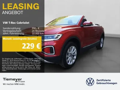 Używany VW T-Roc Cabriolet Style 116 KM (85 kW) 2024 Czerwony Kabriolet