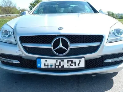 Usata Mercedes SLK200 184 CV (135 kW) 2012 Argento Cabrio