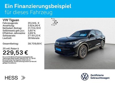 Gebraucht VW Tiguan Goal 150 PS (110 kW) 2025 Schwarz SUV