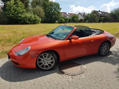 Gebraucht Porsche 996 300 PS (220 kW) 2000 Orange Cabrio
