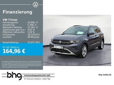 Gebraucht VW T-Cross Life 150 PS (110 kW) 2025 Grau SUV