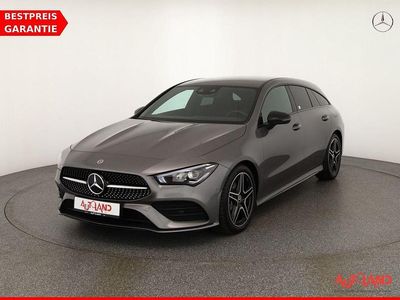 Mountaingrau met. Gebraucht 2022 Mercedes CLA200 Shooting Brake AMG line Kombi | 32.990 € (Teuer)
