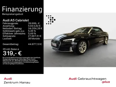 Gebraucht Audi A5 Cabriolet Advanced Plus 265 PS (194 kW) 2023 Mythosschwarz metallic Cabrio