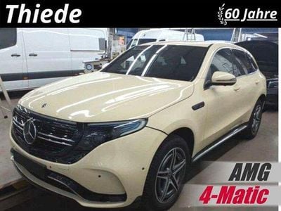 Begagnad Mercedes EQC400 AMG line 300 kW (408 HK) 2022 Grå SUV