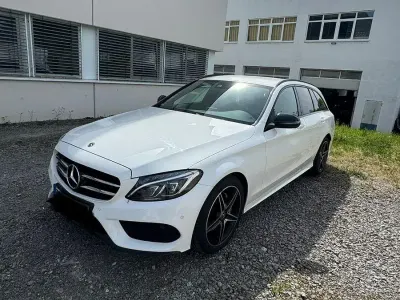 Brugt Mercedes C200 184 HK (135 kW) 2018 Hvid Stationcar
