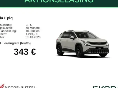 Neu Skoda Epiq Selection 155 kW (211 PS) 2026 Grau SUV