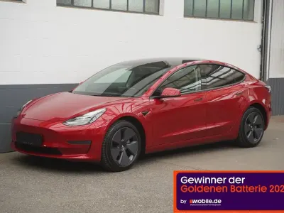Gebraucht Tesla Model 3 Long Range AWD 366 kW (498 PS) 2020 Rot Limousine