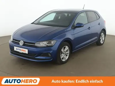 Usata VW Polo Comfortline 95 CV (69 kW) 2018 Blu Utilitaria