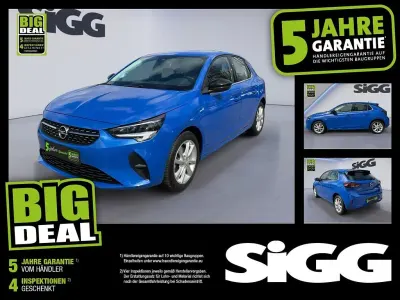 Gebraucht Opel Corsa Elegance 101 PS (74 kW) 2023 Perl blau/voltaik blau Kleinwagen