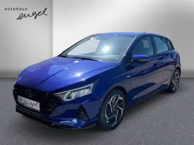 Gebraucht Hyundai i20 Intro Edition 101 PS (74 kW) 2021 Blau Kleinwagen