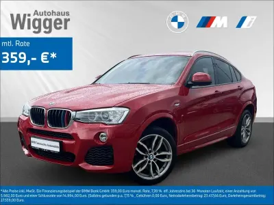 Gebraucht BMW X4 M Sport 184 PS (135 kW) 2018 Rot SUV