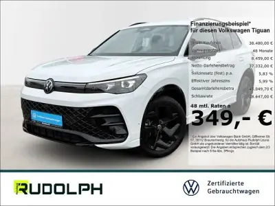 Gebraucht VW Tiguan R-line 150 PS (110 kW) 2024 Pure white (weiss) SUV
