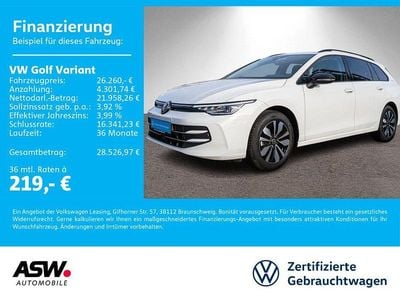 Pure white Gebraucht 2025 VW Golf VIII Goal Kombi | 26.260 € (Guter Preis)