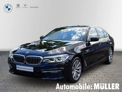 Black sapphire metallic Gebraucht 2020 BMW 520 Performance Limousine | 29.450 € (Fairer Preis)
