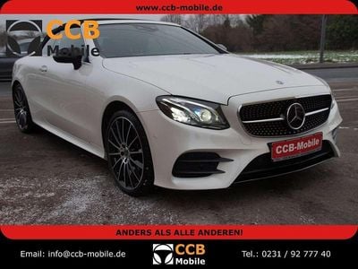 Gebraucht Mercedes E400 AMG line 333 PS (244 kW) 2018 Weiss met Cabrio