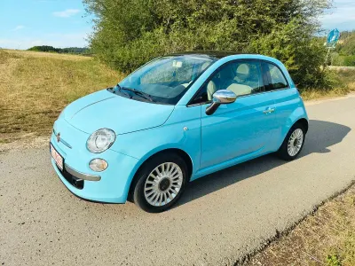 Gebraucht Fiat 500 Lounge 69 PS (50 kW) 2013 Blau Kleinwagen