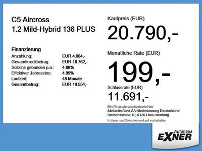 Usata Citroën C5 Aircross 136 CV (100 kW) 2024 Bianco SUV