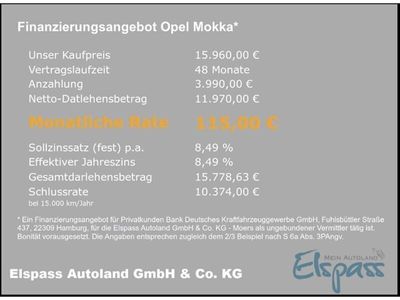 gebraucht Opel Mokka Ultimate AUTOMATIK NAV LED AHK KAMERA ACC KEYLESS TEMPOMAT