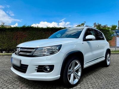 Gebraucht VW Tiguan R-line 122 PS (89 kW) 2014 Weiß SUV