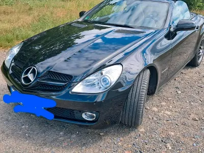 Gebraucht Mercedes SLK200 184 PS (135 kW) 2010 Schwarz Cabrio