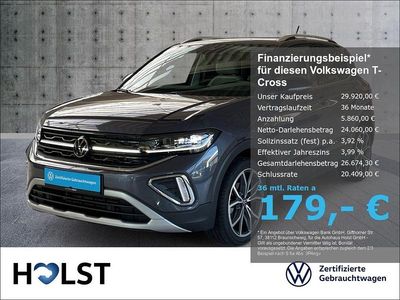 Gebraucht VW T-Cross IQ Drive 150 PS (110 kW) 2024 Grau SUV