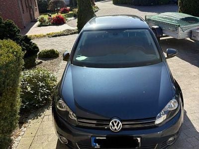 Usata VW Golf VI Comfortline 110 CV (80 kW) 2009 Blu Utilitaria