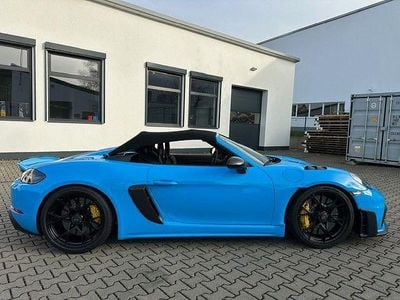 Gebraucht Porsche 718 Spyder 500 PS (367 kW) 2024 Blau Cabrio
