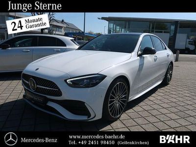 Gebraucht Mercedes C300 AMG 265 PS (194 kW) 2024 Manufaktur opalithweiss bright Limousine