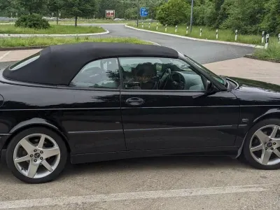 Gebraucht Saab 9-3 150 PS (110 kW) 2001 Schwarz Cabrio