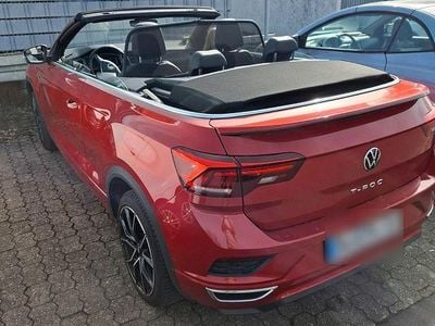 Gebraucht VW T-Roc Cabriolet R-line 150 PS (110 kW) 2021 Rot Cabrio