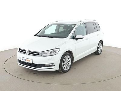 Gebraucht VW Touran Highline 150 PS (110 kW) 2016 Weiß Van / Kleinbus