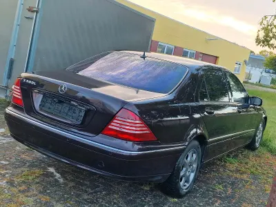 Gebraucht Mercedes S500L 2001 Schwarz Limousine