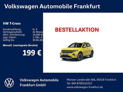 Nieuw VW T-Cross R-line 116 PK (85 kW) 2026 Geel SUV
