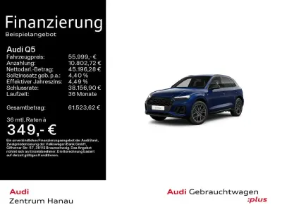 Gebraucht Audi Q5 S-Line 367 PS (269 kW) 2025 Navarrablau metallic SUV