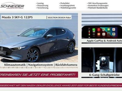 gebraucht Mazda 3 SKY-G 122 M-Hybrid SELECTION Design-Paket BOSE