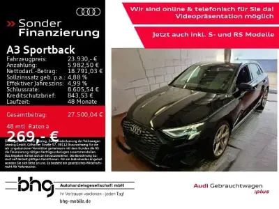 Gebraucht Audi A3 Business 150 PS (110 kW) 2023 Mythosschwarz metallic Limousine