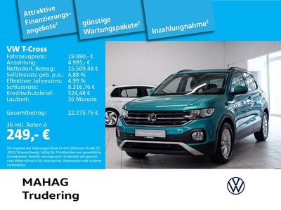 Gebraucht VW T-Cross Life 110 PS (80 kW) 2022 Blau SUV