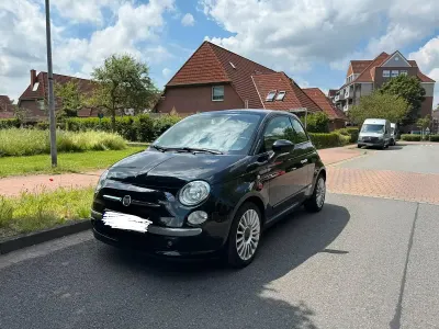 Gebraucht Fiat 500 Lounge 86 PS (63 kW) 2011 Schwarz Kleinwagen