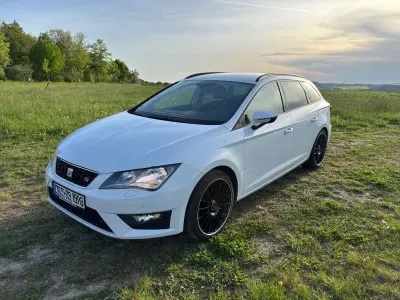 Brugt Seat Leon ST FR 184 HK (135 kW) 2015 Hvid Stationcar