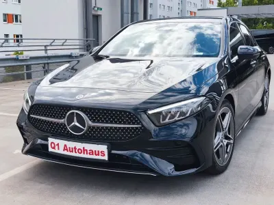 Gebraucht Mercedes A180 Premium 136 PS (100 kW) 2023 Nachtschwarz  unilack Limousine