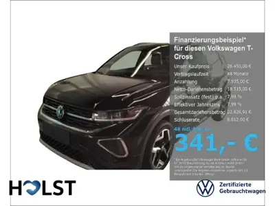 Gebraucht VW T-Cross R-line 116 PS (85 kW) 2025 Schwarz SUV